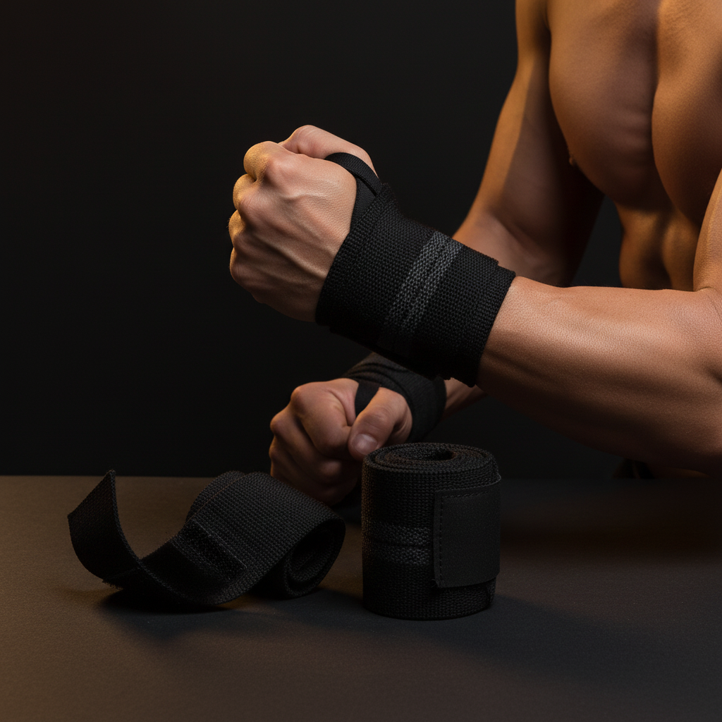 Black Wrist Wraps
