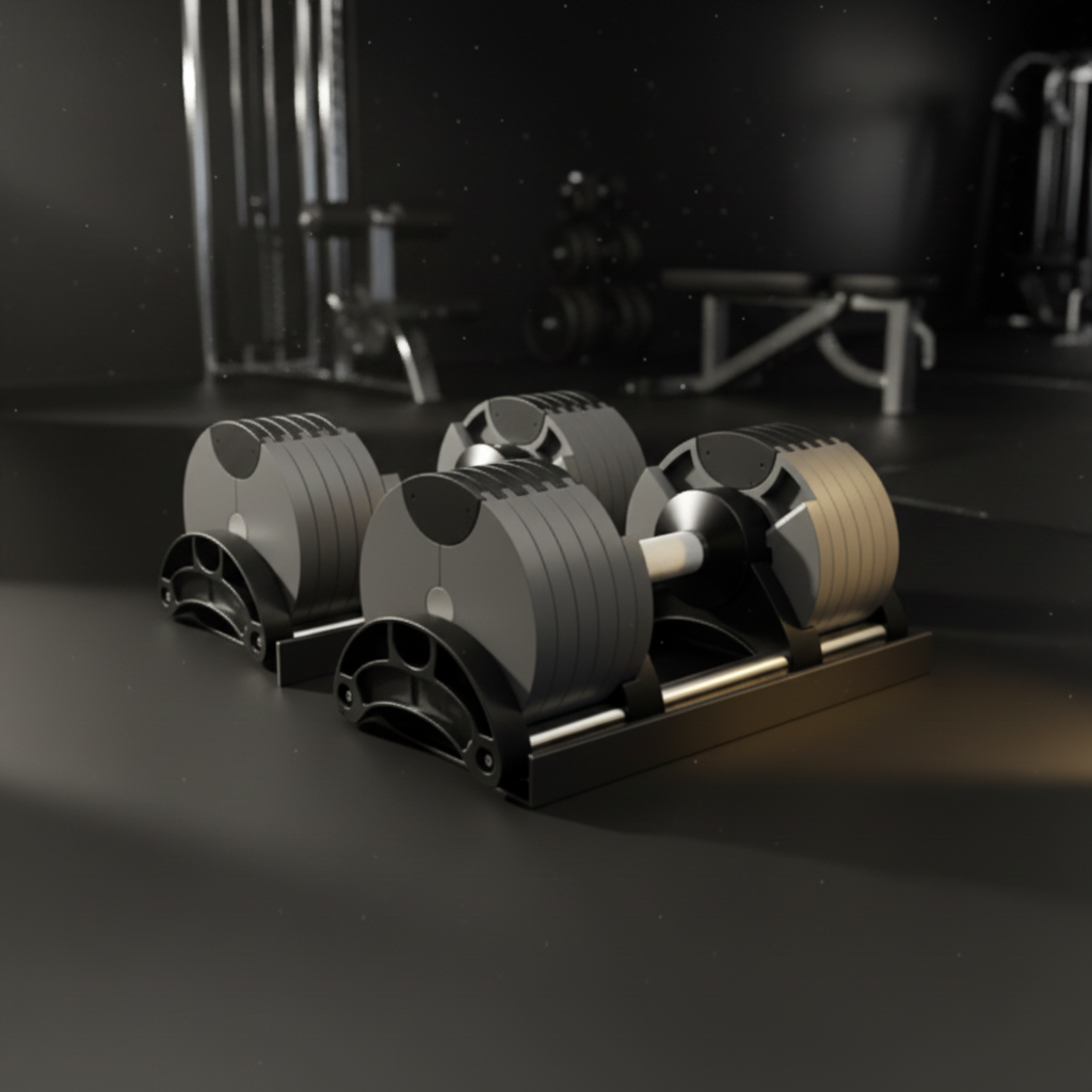 Gray Dumbbell