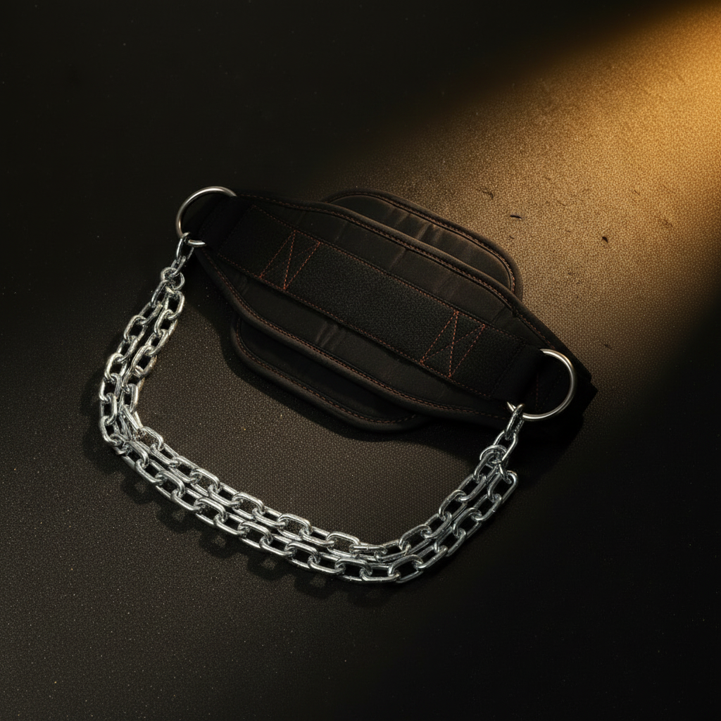 Dip Belt Gold Flat Lay