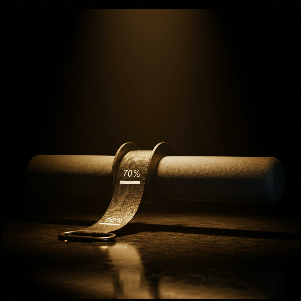 Wrist Roller Black - Close Up