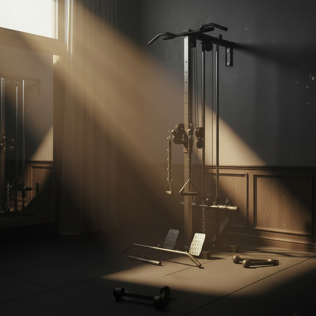 Wall-Mounted Home Gym Lifestyle — IRON FORCE