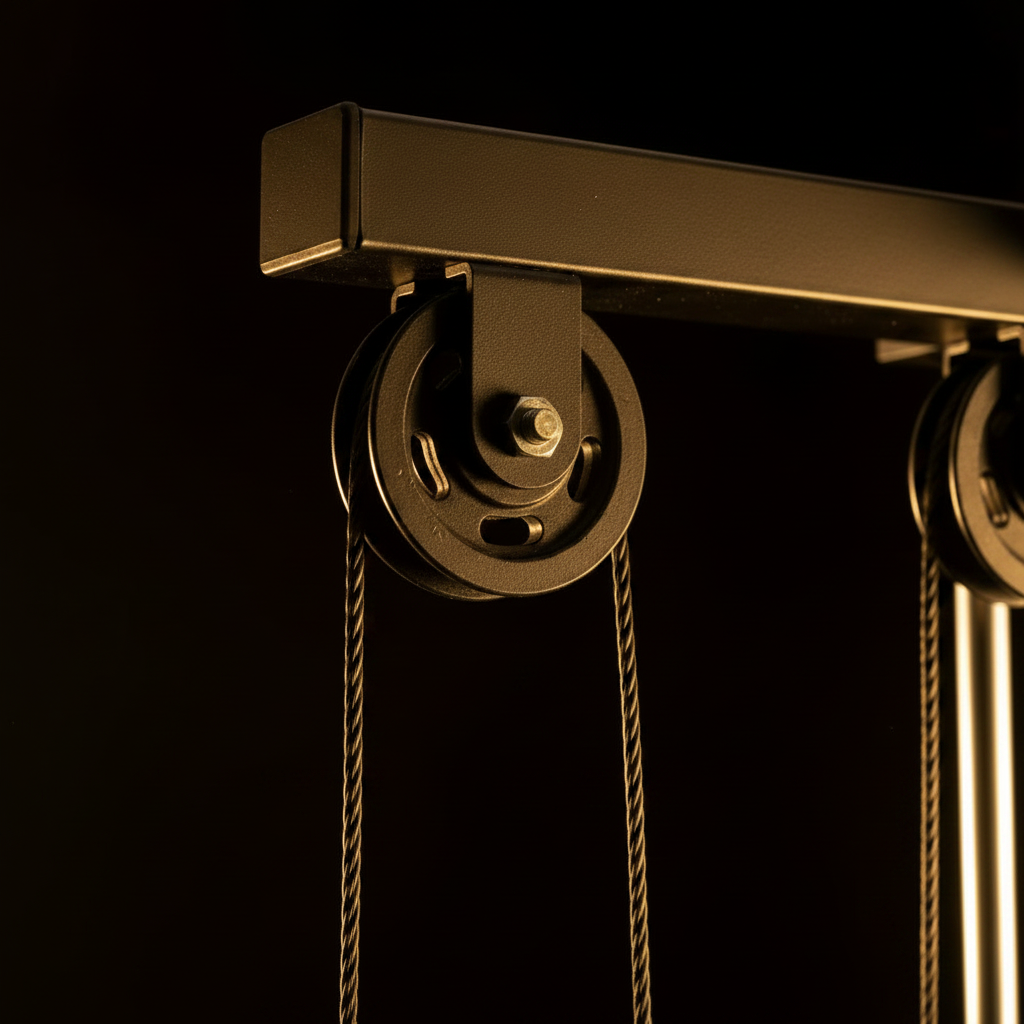 Top Pulley Detail — IRON FORCE
